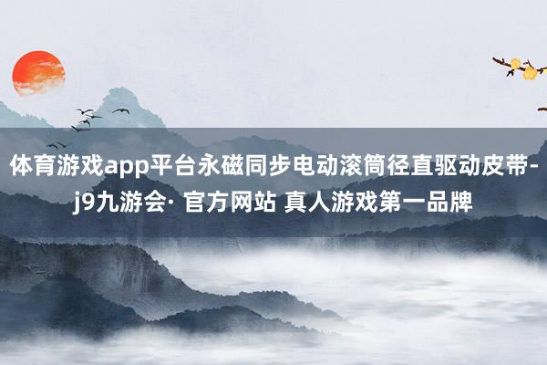 体育游戏app平台永磁同步电动滚筒径直驱动皮带-j9九游会· 官方网站 真人游戏第一品牌